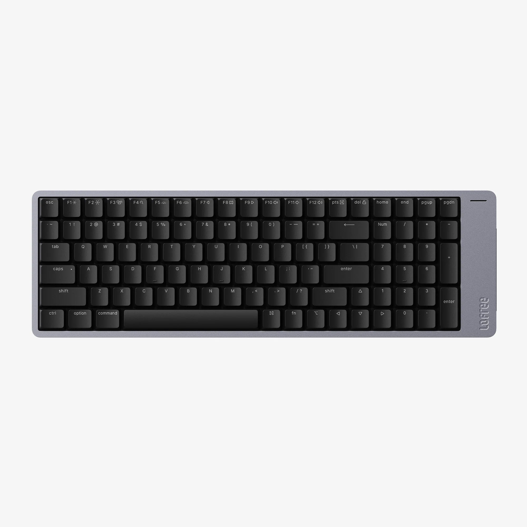 Lofree Flow 2 Silver(Ghost換装済)+Pulseスイッチ Lofree FLOW 2 100 Low-Profile Hot-Swap VIA Wireless Mechanical Keyboar