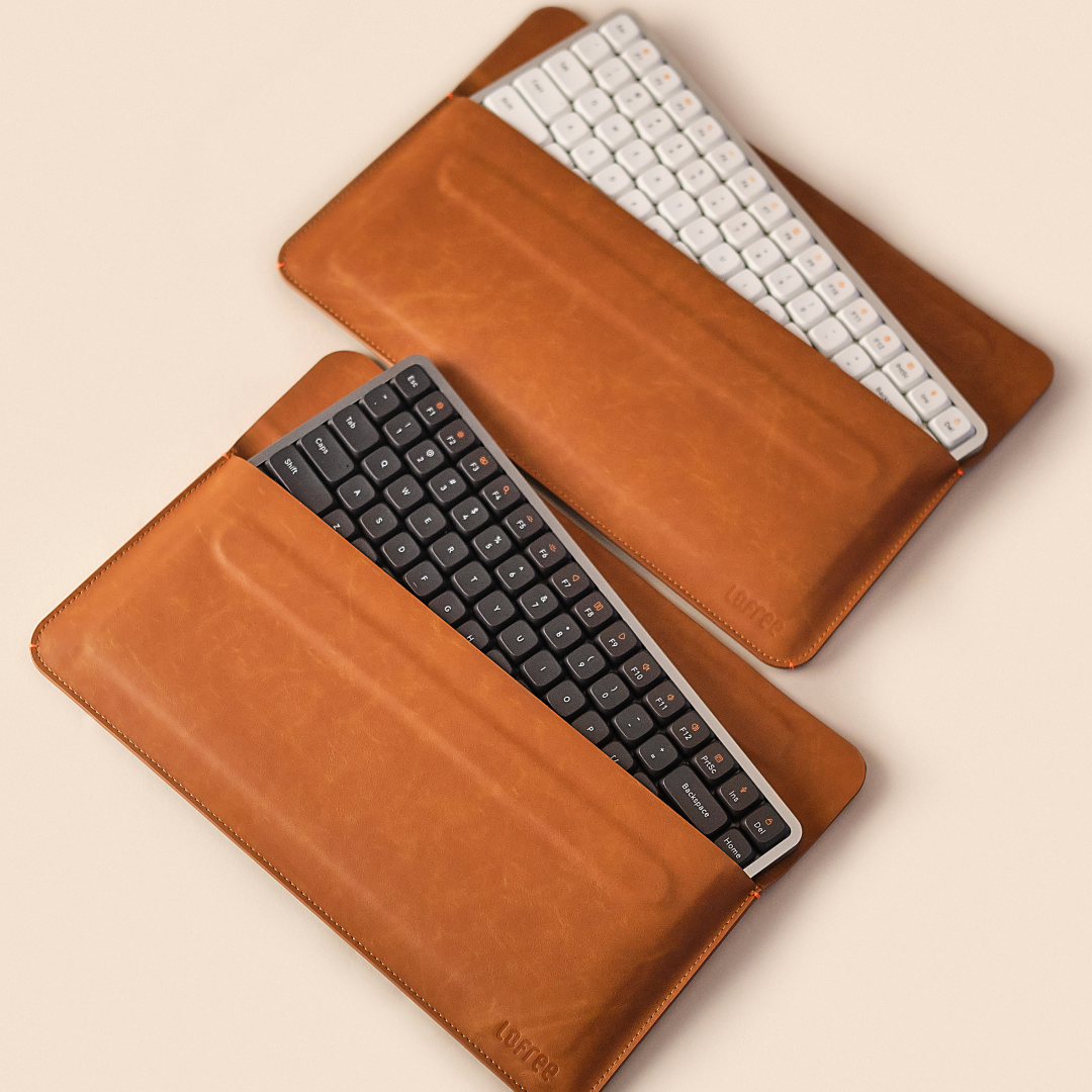 Lofree Keyboard Sleeve for Flow84 PU Leather (Brown)