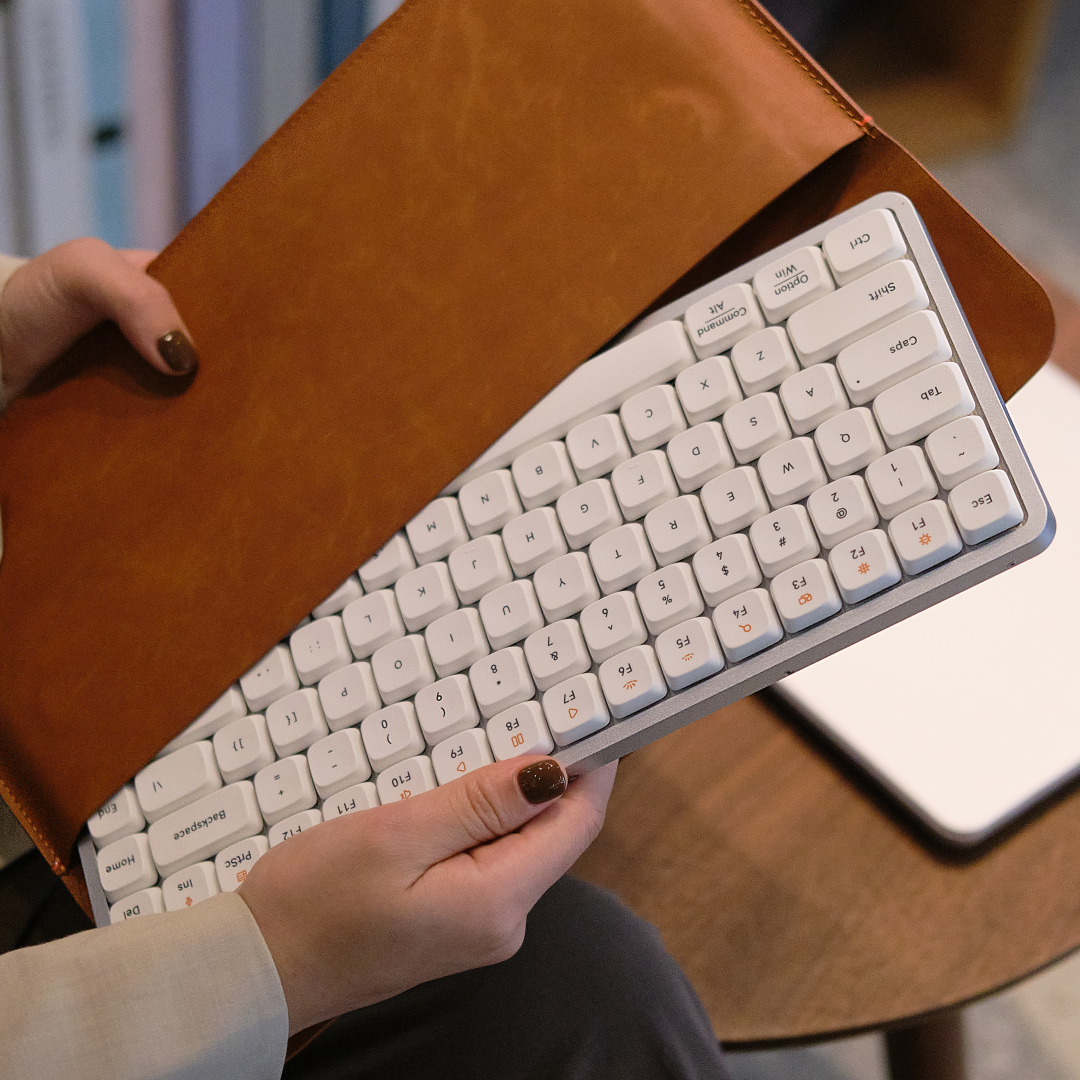 Lofree Keyboard Sleeve for Flow84 PU Leather (Brown)