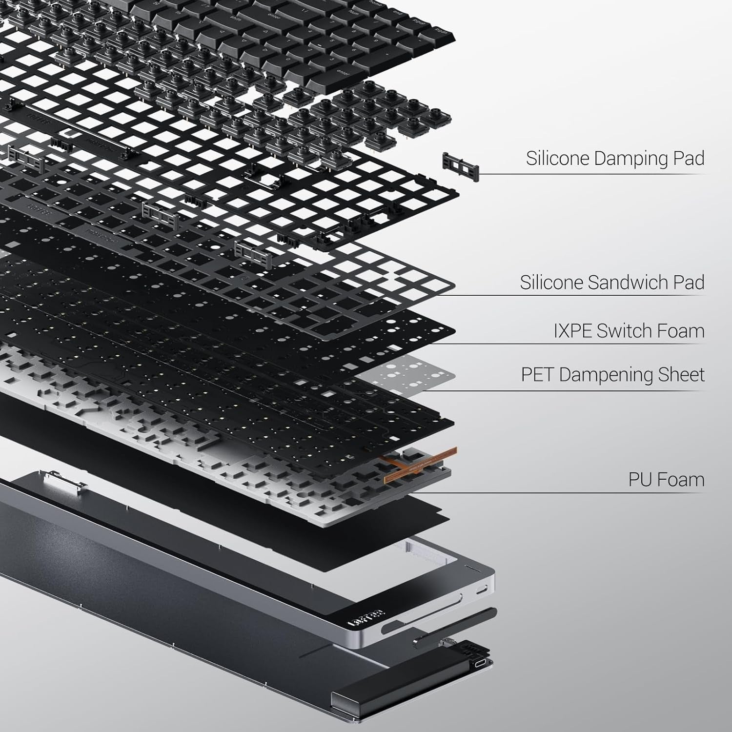 Lofree FLOW 2 84 Low-Profile Hot-Swap VIA Wireless Mechanical Keyboard