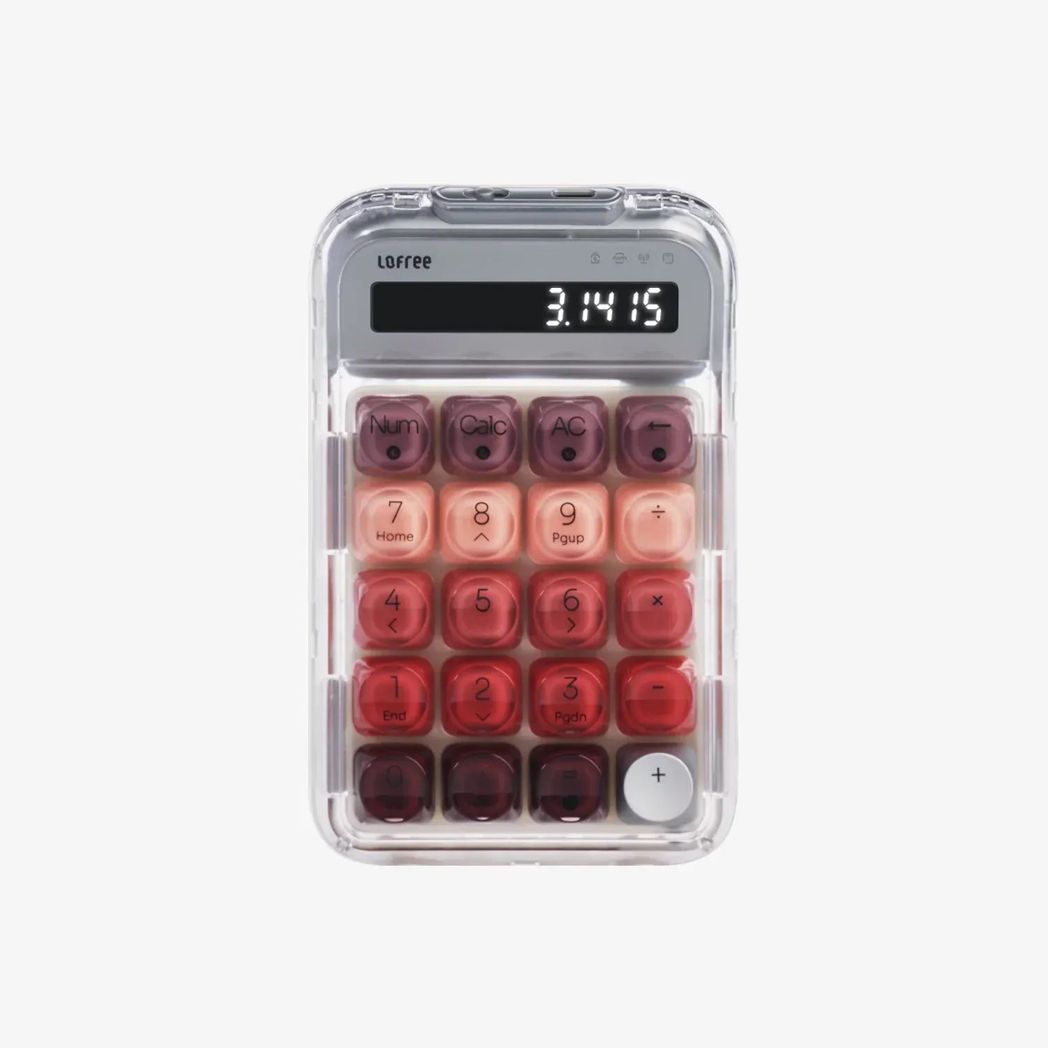 Lofree Lipstick Wireless Number Pad & Calculator (Silver)