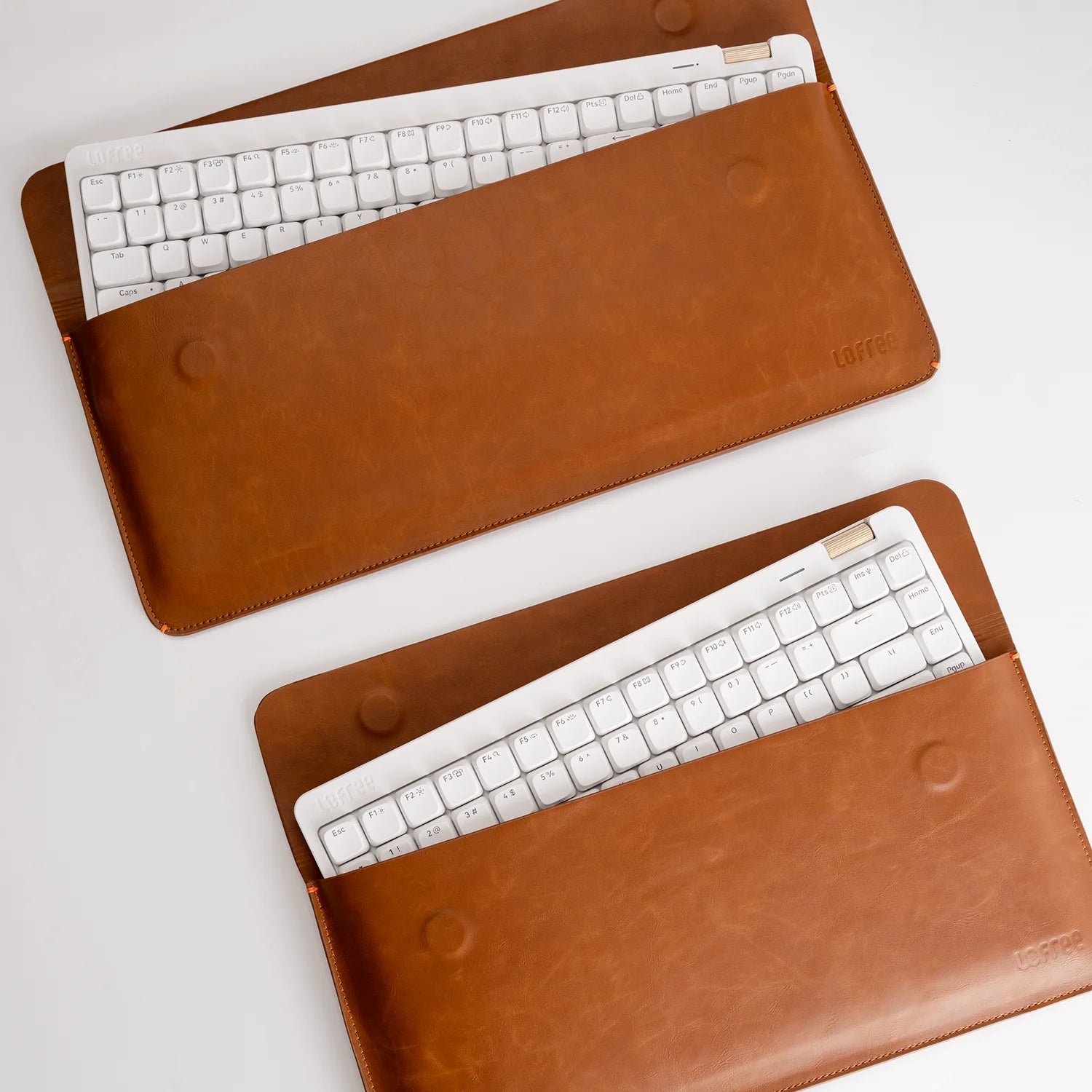 Lofree Keyboard Sleeve for Flow84 PU Leather (Brown)