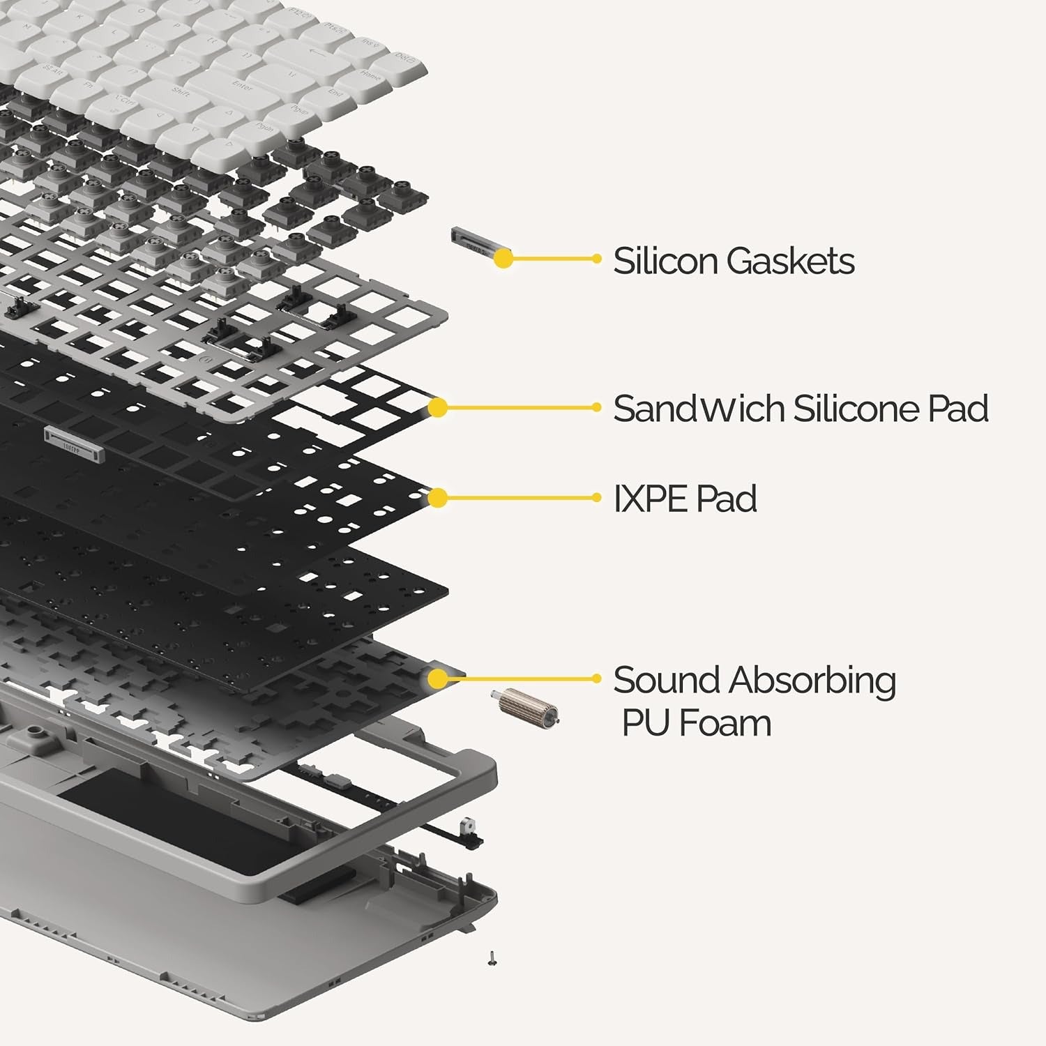 Lofree FLOW Lite100 Low-Profile Hot-Swap Wireless Mechanical Keyboard